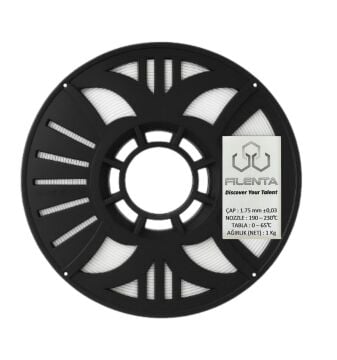 Filenta Beyaz Petg Filament 1.75mm 1Kg Ral 9003